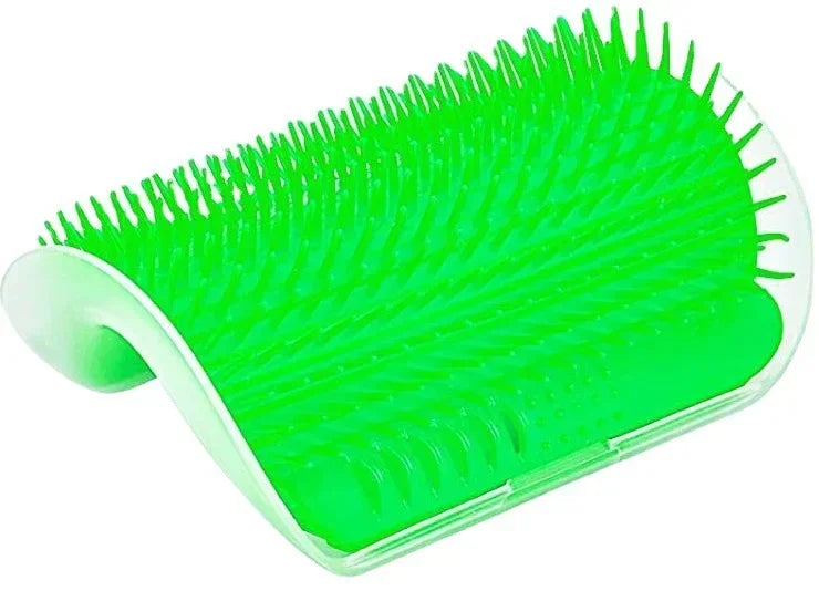 Self-Grooming Cat Corner Brush – Removable Wall-Mounted Massage Comb for Easy Hair Removal