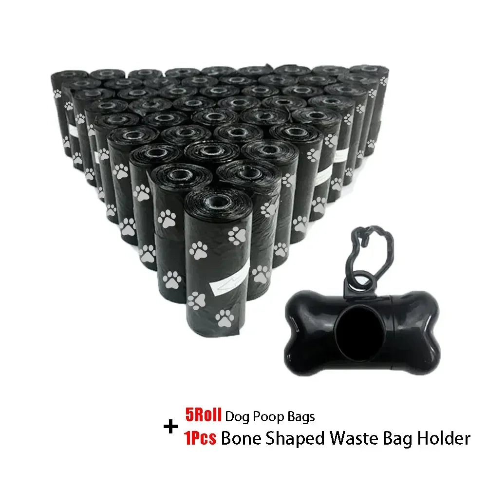 Dog Poop Bags & Holder for Easy Potty Time