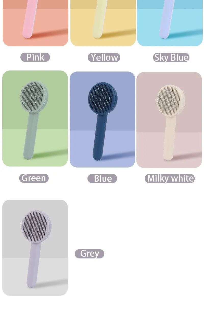 PurrEase™ Cat Hair Remover Brush – Gentle Grooming for Cats & Kittens