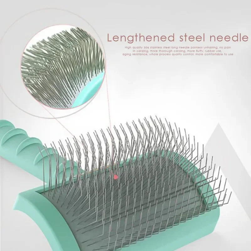 KnotFree™ Large Dog Grooming Comb & Slicker Brush