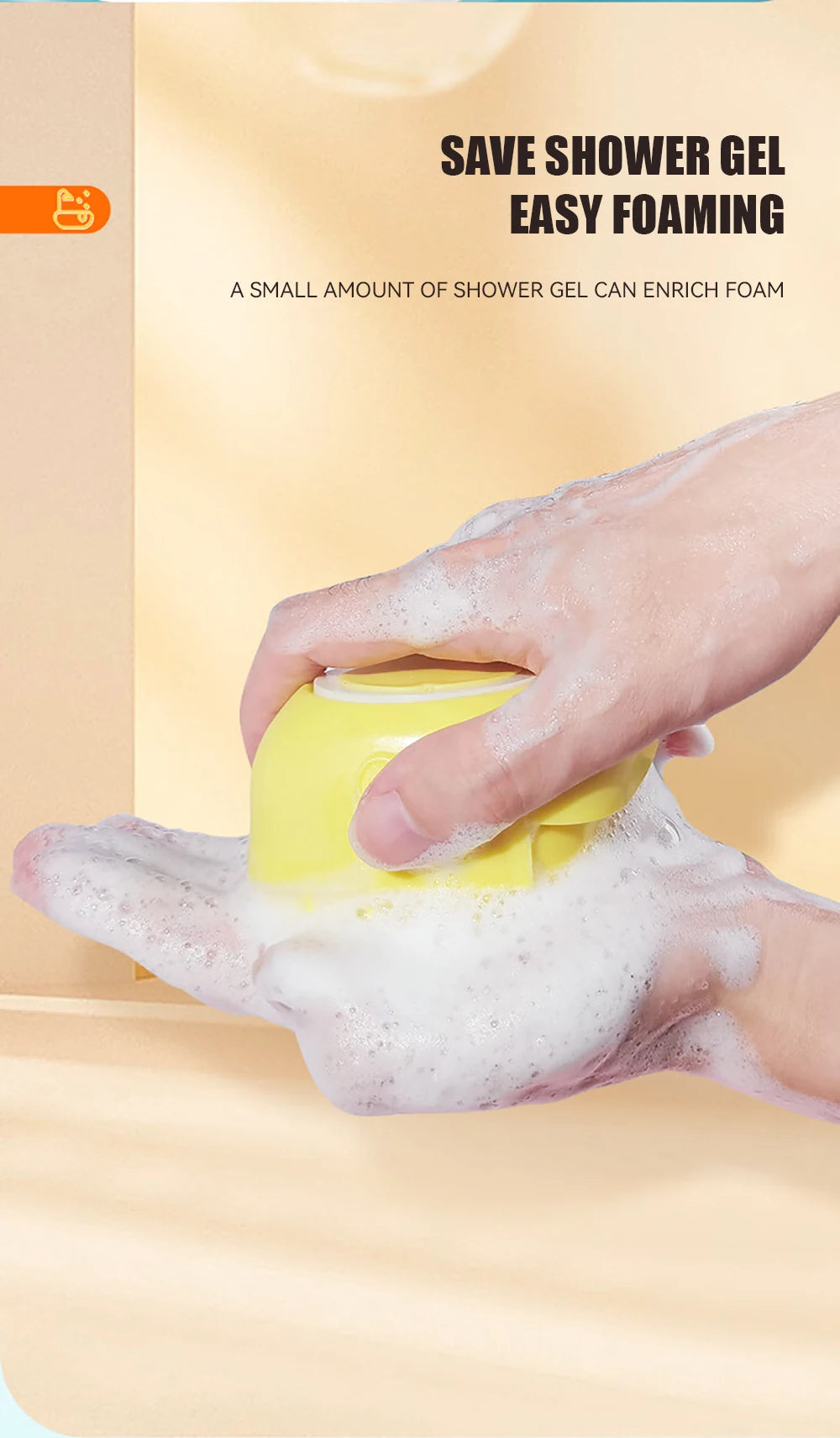 ScrubBuddy™ 2-in-1 Pet Bath Brush & Shampoo Dispenser