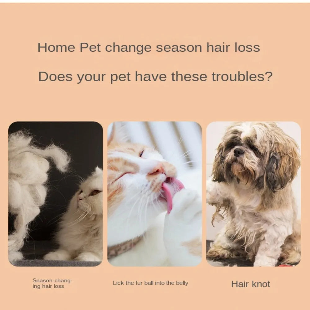 Pet Hair Shedding Comb Dog Cat Brush Grooming Long Hair Indoor Hair Remover Cleaning Beauty Slicker Pet Supplies