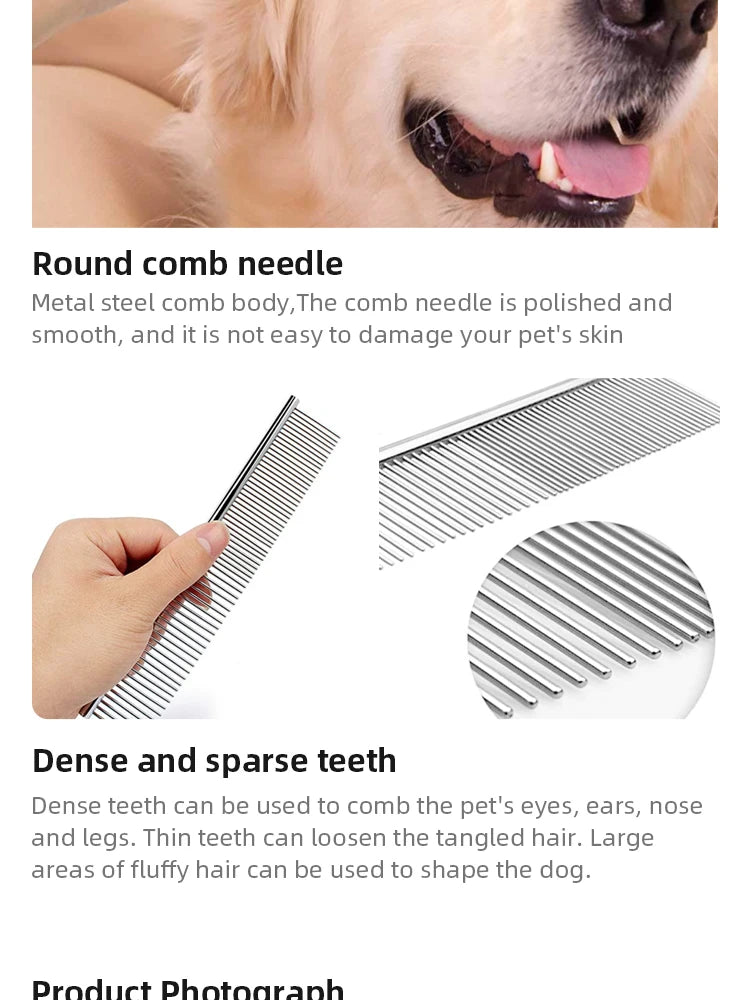 FurEase™ Anti-Knot Pet Hair Removal Comb