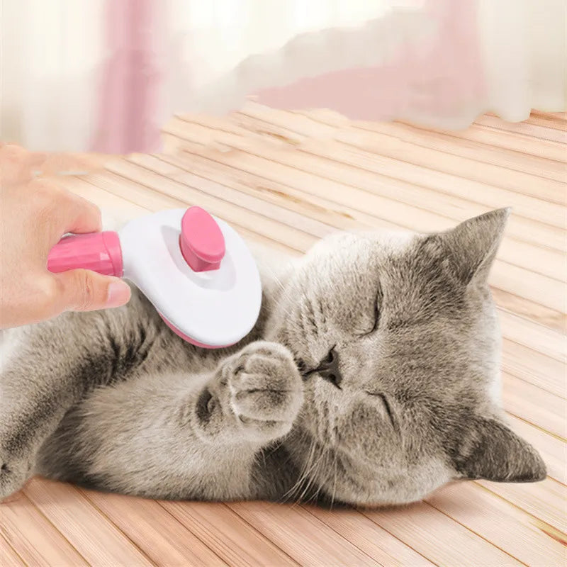 GripClean™ Non-Slip Pet Hair Remover Brush
