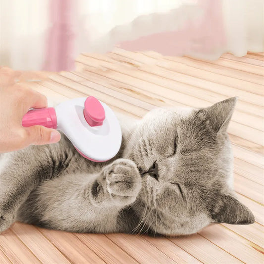 GripClean™ Non-Slip Pet Hair Remover Brush