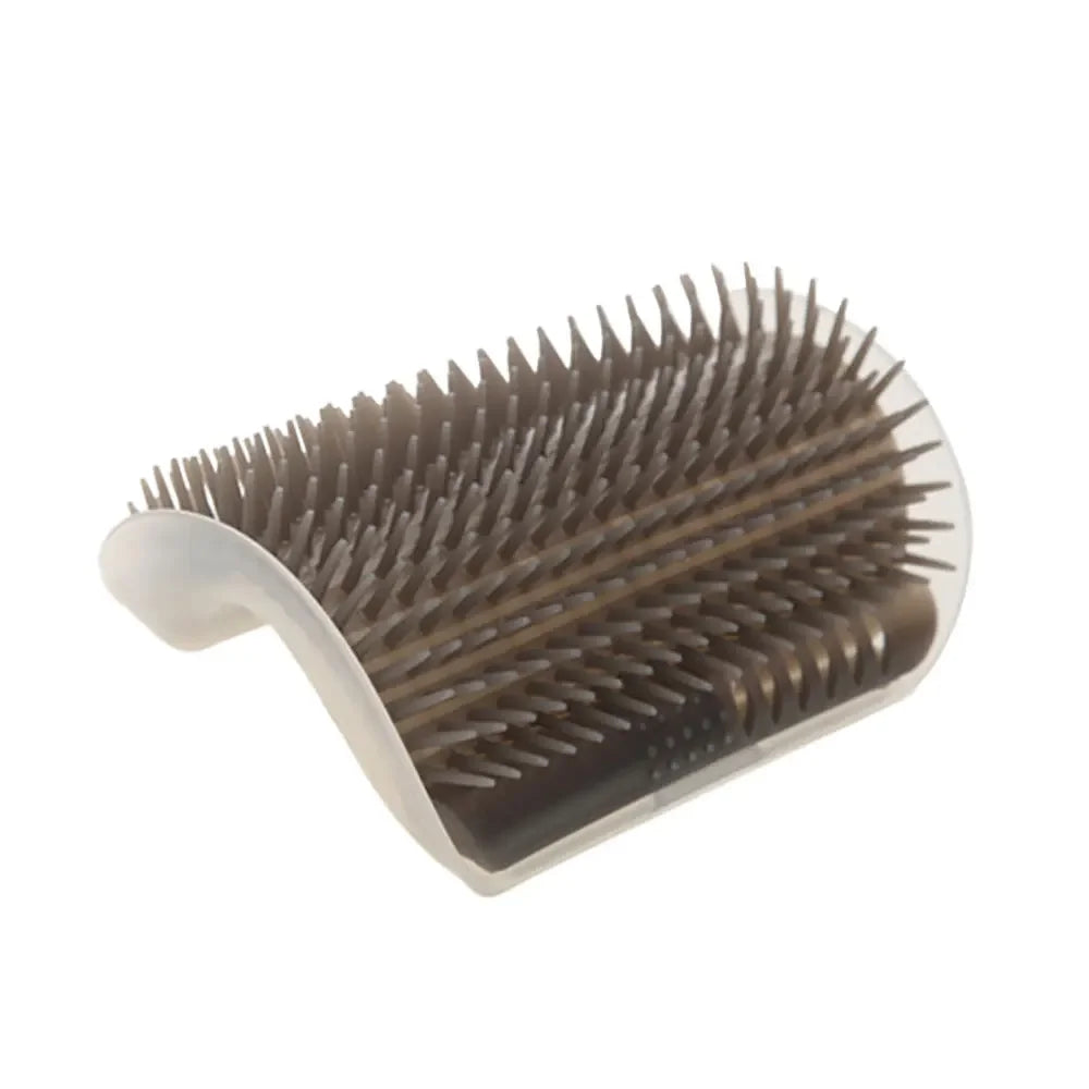 Cat Corner Self-Groomer Brush – Wall-Mounted Massage & Shedding Comb