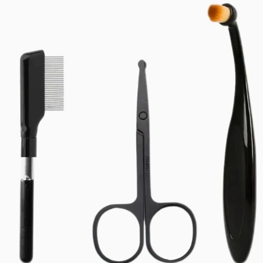 3-in-1 Pet Grooming Kit – Scissors, Comb & Brush Set