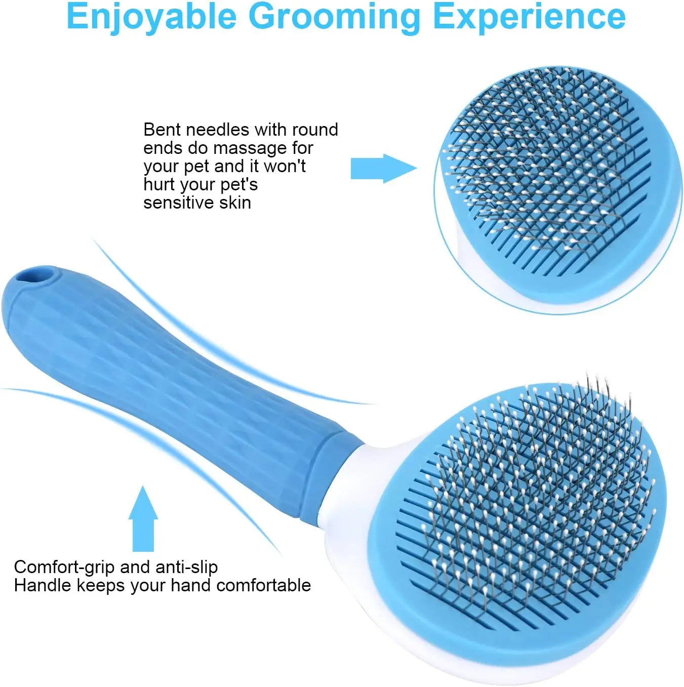 FurSweep™ Self-Cleaning Pet Hair Remover Brush – For Dogs & Cats