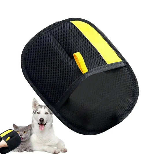 Static Dedusting Pet Grooming Gloves – Hair Remover for Dogs & Cats