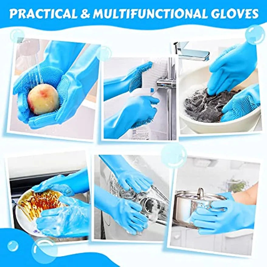 2-in-1 Silicone Scrubber & Hair Remover for Dogs & Cats