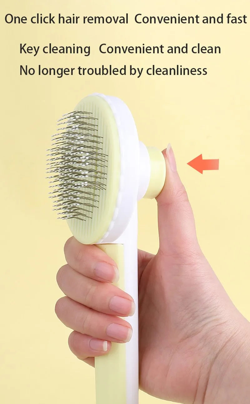 PurrEase™ Cat Hair Remover Brush – Gentle Grooming for Cats & Kittens