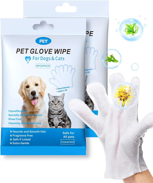 PawFresh™ Cleaning Wipe Gloves