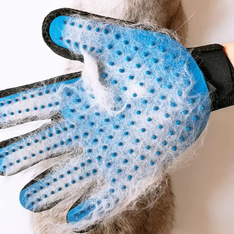 2-in-1 Pet Grooming Kit – Dual-Sided Brush & Bath Glove for Dogs, Cats & Small Animals