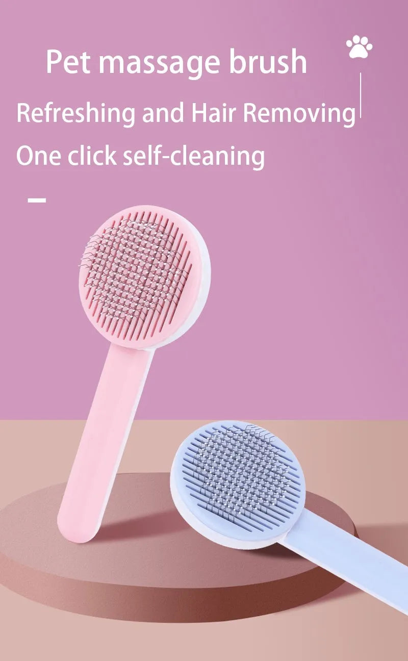 PurrEase™ Cat Hair Remover Brush – Gentle Grooming for Cats & Kittens