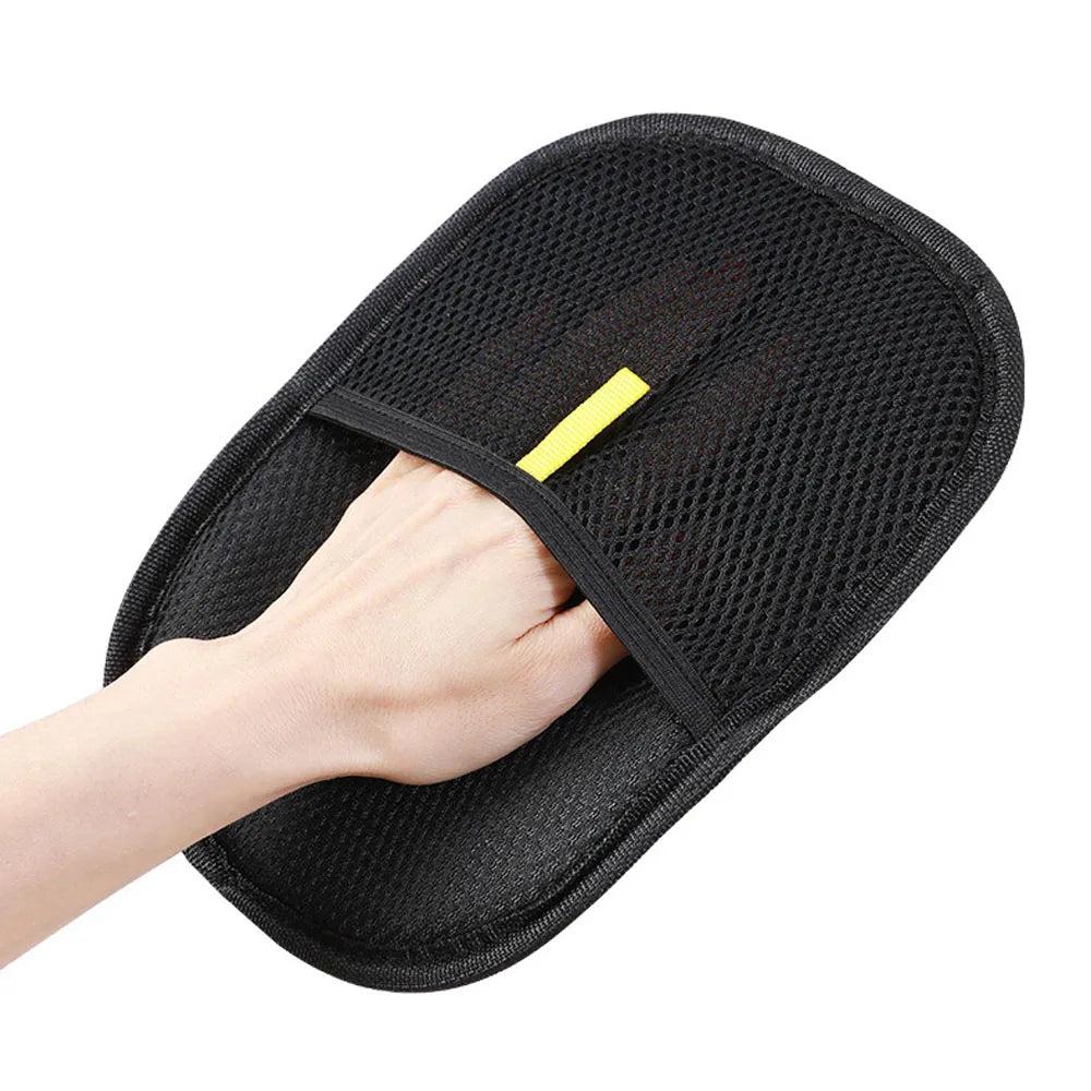2-in-1 Pet Grooming Gloves – Hair Remover & Static Dust Brush for Furniture & Pets