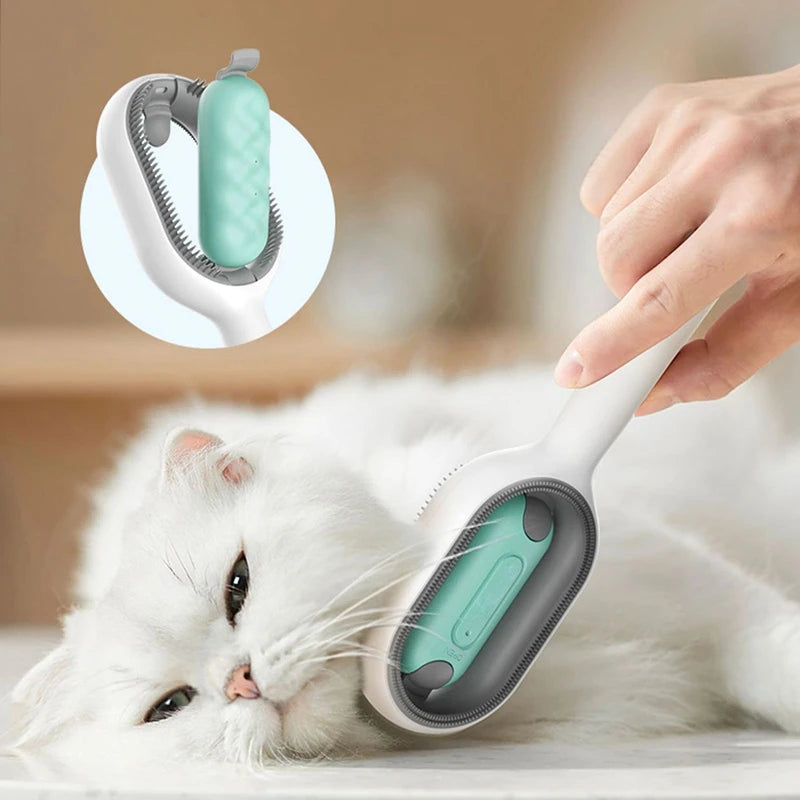CleanSweep™ Hair Removal Comb with Wipes – Upgraded Grooming Kit for Cats & Dogs