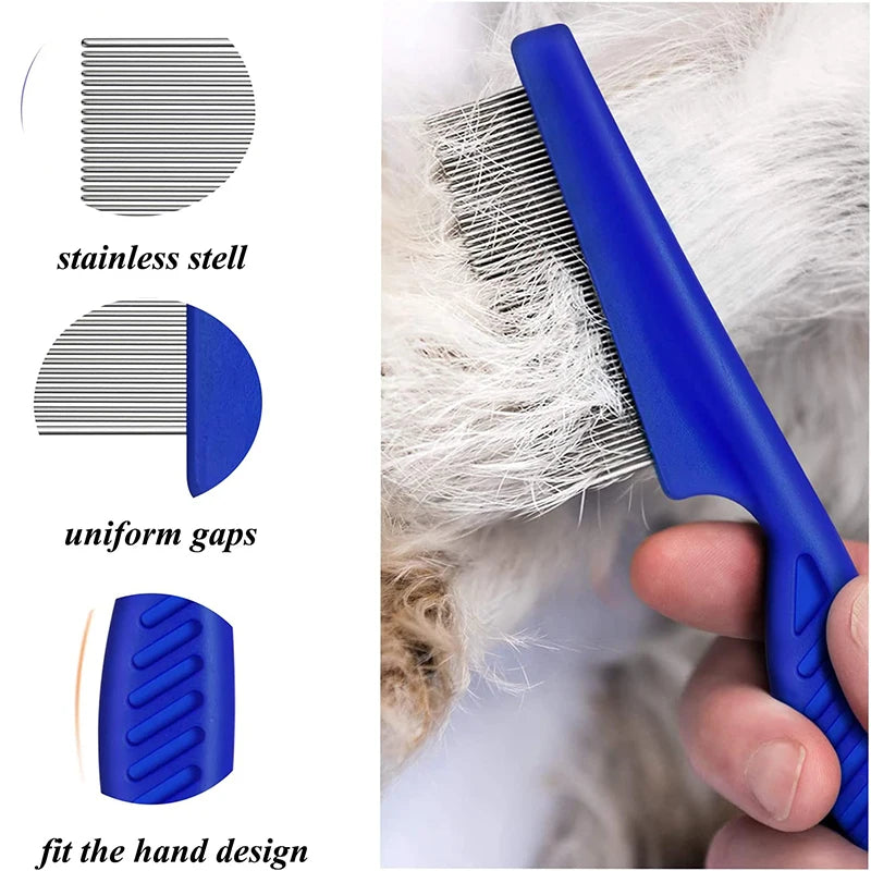 4-in-1 BunnyCare™ Grooming Kit – Tear Stain Comb, Nail Clipper & Bath Brush for Rabbits & Small Pets