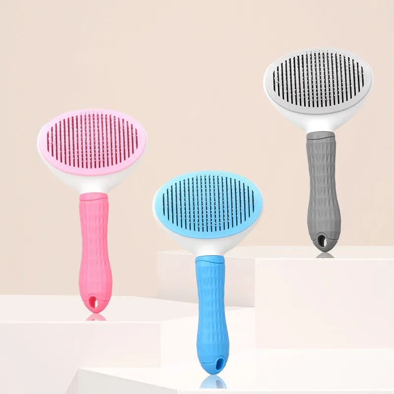GripClean™ Non-Slip Pet Hair Remover Brush