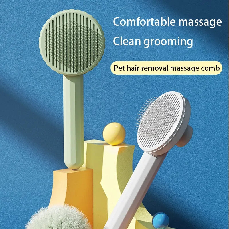 PurrEase™ Cat Hair Remover Brush – Gentle Grooming for Cats & Kittens