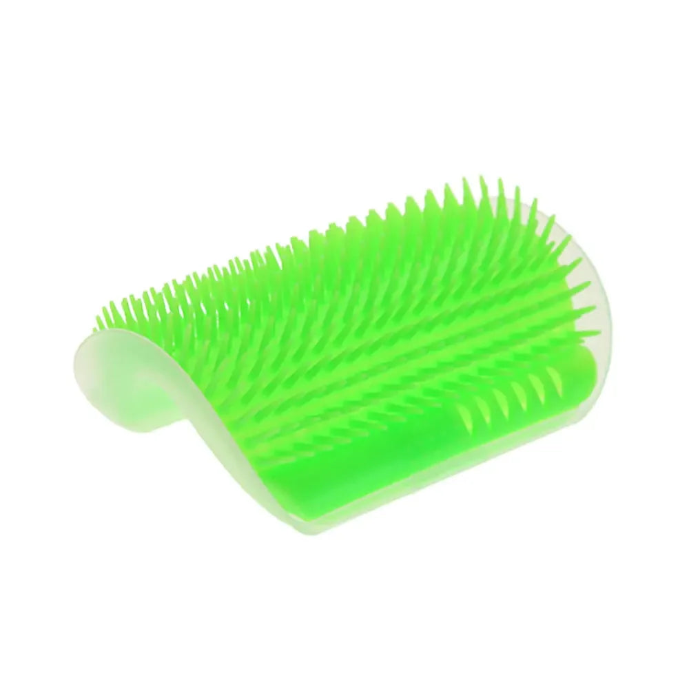 Cat Corner Self-Groomer Brush – Wall-Mounted Massage & Shedding Comb