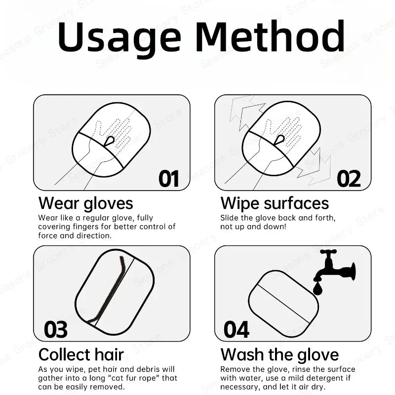 FurAway™ Pet Hair Removal Gloves