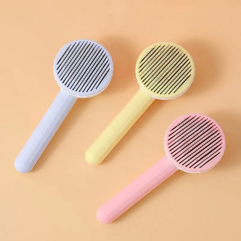 PurrEase™ Cat Hair Remover Brush – Gentle Grooming for Cats & Kittens