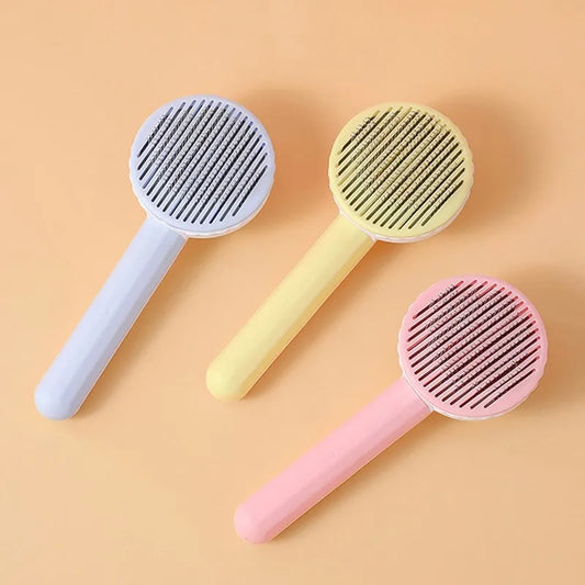 PurrEase™ Cat Hair Remover Brush – Gentle Grooming for Cats & Kittens