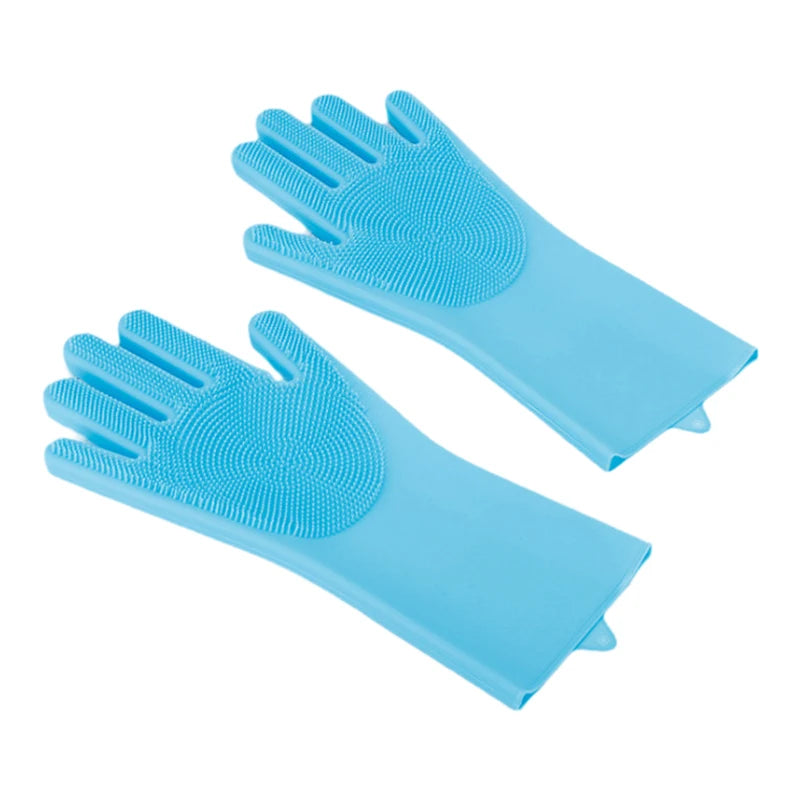 2-in-1 Silicone Scrubber & Hair Remover for Dogs & Cats